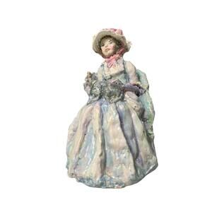 Vintage Porcelain Figurine Mery Lou Manning Susan on a Balcony